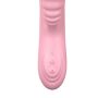 Wibrator posuwisty z sex masażerem 20 trybów 23cm cielisty - 4