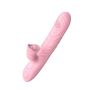 Wibrator posuwisty z sex masażerem 20 trybów 23cm cielisty - 5