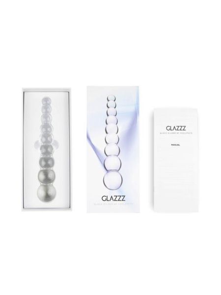 Mocne hipoalergiczne szklane przezroczyste dildo - 4