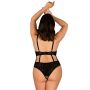 Erotyczne body otwarty krok Obsessive Jagueria 4XL/5XL - 3