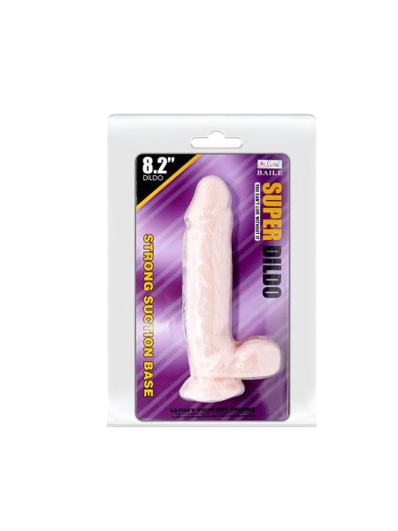 Żylaste realistyczne dildo z przyssawką 21 cm - 5