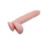 Żylaste realistyczne dildo z przyssawką 21 cm - 4