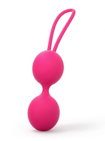 Kulki gejszy waginalne podwójne DORCEL Dual Balls różowe - 2