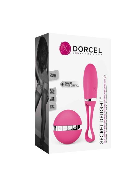 Jajeczko wibrujące DORCEL Secret Delight 10trybów różowy - 8