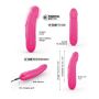 Wibrator realistyczny DORCEL Real Vibrations 16cm 10trybów różowy - 7