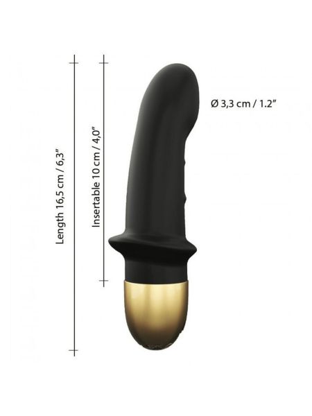 Wibrator podręczny DORCEL Mini Lover 10trybów 16cm czarny - 6