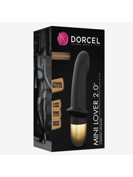 Wibrator podręczny DORCEL Mini Lover 10trybów 16cm czarny