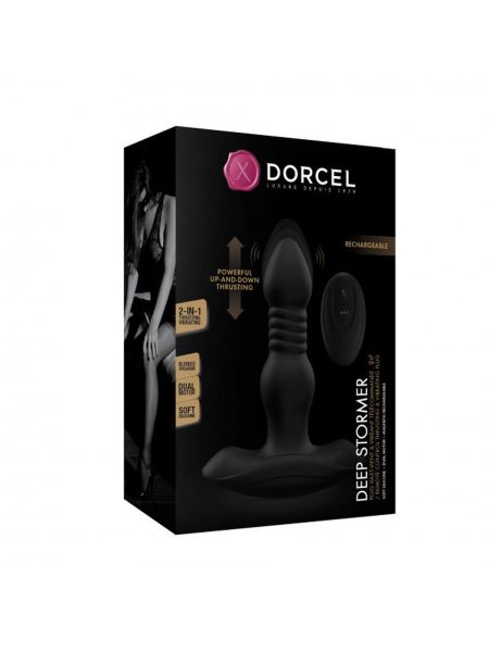 Pulsujący korek analny DORCEL Depp Stormer 15cm - 7