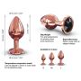 Ozdobny korek analny metal DORCEL Diamond Plug 8cm - 7