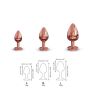 Ozdobny korek analny metal DORCEL Diamond Plug 8cm - 8