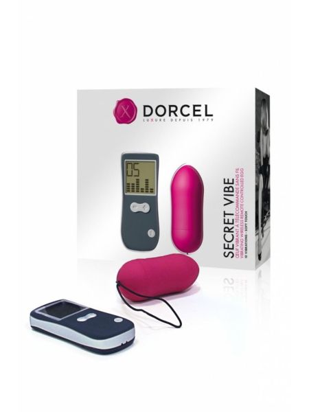 Jajeczko wibrujące pilot DORCEL Secret Vibe 10 trybów