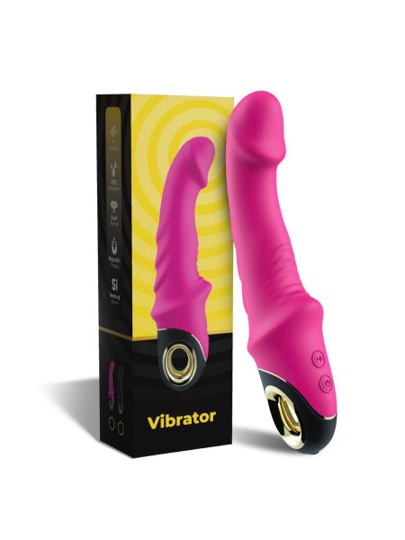 Wibrator do punktu G sex masażer 9 trybów 22 cm różowy - 16