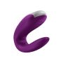 Wibrator dla par Satisfyer Double Fun aplikacja fioletowy - 3