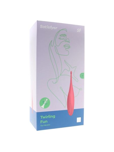 Masażer łechtaczki Satisfyer Twirling Fun 12 trybów czerwony - 6