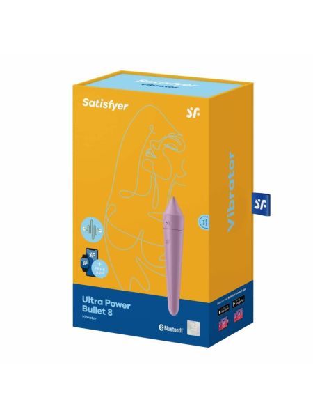 Masażer wibrator Satisfyer Ultra Power Bullet 8 fioletowy - 6