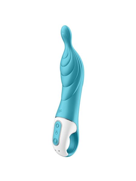 Wibrator do punktu A Satisfyer A-Mazing 2 12 trybów 22cm turkusowy - 7