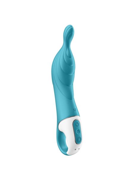 Wibrator do punktu A Satisfyer A-Mazing 2 12 trybów 22cm turkusowy - 9