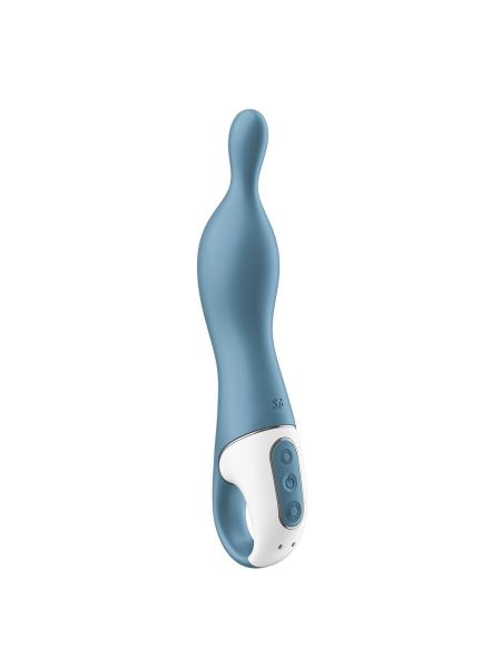 Wibrator do punktu A Satisfyer A-Mazing 1 12 trybów 21cm niebieski - 9