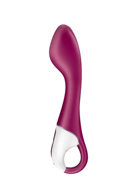 Wibrator do punktu G ogrzewany Satisfyer Hot Spot bordowy - 3