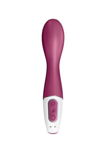 Wibrator do punktu G ogrzewany Satisfyer Hot Spot bordowy - 5