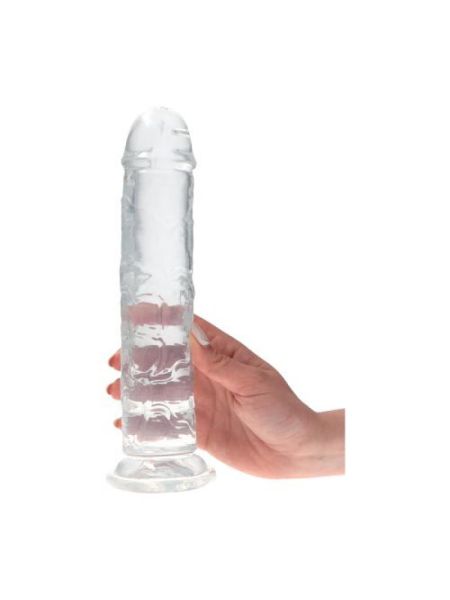 Wielki dildo żylasty penis z przyssawką i jądrami 25,5 cm - 3