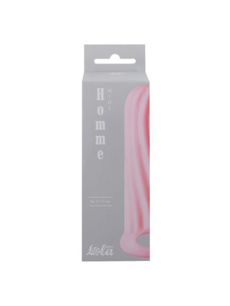 Penis sleeve Homme Wide Pink for 11-15cm