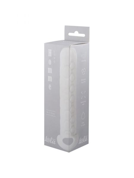 Penis sleeve Homme Long White for 11-15cm - 2