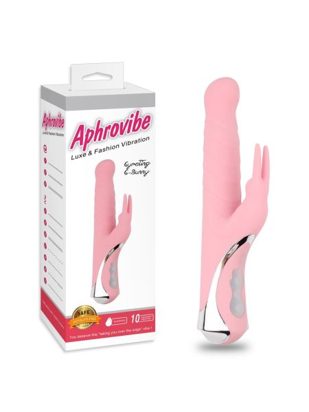 Wibrator królik rotacja sex masażer 10 trybów 24cm