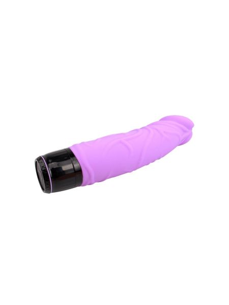 Wibrator realistyczny penis członek 19cm 7 trybów Fiolet - 6