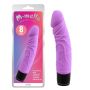 Wibrator realistyczny penis członek 19cm 7 trybów Fiolet - 2