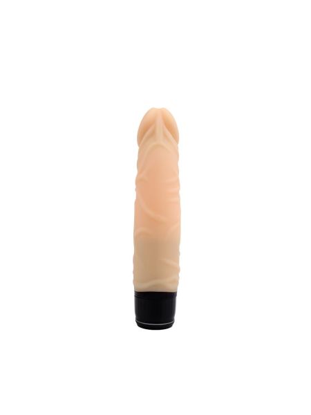 Wibrator realistyczny penis członek 19cm 7 trybów Cielisty - 4