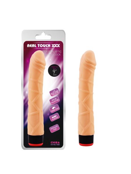 Realistyczny wibrator naturalny penis członek 22cm