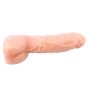 Dildo z jądrami realistyczny penis członek sex 20cm - 3