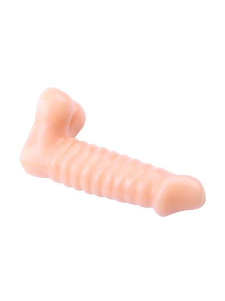 Dildo realistyczne naturalny penis jądra sex 16cm - 5