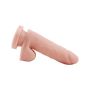 Dildo wyginane realistyczne jądra przyssawka 15cm - 6