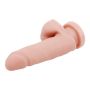 Dildo wyginane realistyczne jądra przyssawka 15cm - 7