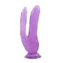 Dildo podwójna penetracja 2 końcówki penis 20cm - 3