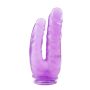 Dildo podwójne 2 końcówki analne waginalne 25cm - 3