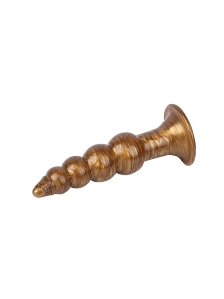 Dildo analne sonda kulkowa stożek sex korek 14cm - 6