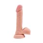 Dildo z przyssawką realistyczny penis jądra 19cm - 3