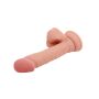 Dildo z przyssawką realistyczny penis jądra 19cm - 6