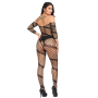 Bodystocking z dziurą w kroku z siateczki S/L - 3