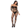 Bodystocking z dziurą w kroku z siateczki S/L - 5