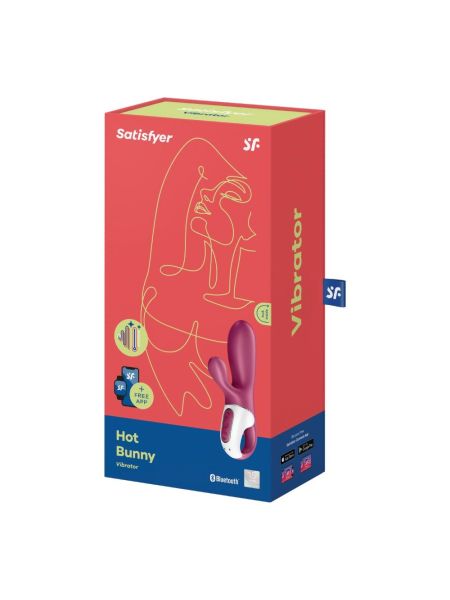 Satisfyer Hot Bunny wibrator króliczek podgrzewany - 4