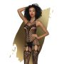 Bodystocking ekskluzywny wycięcia otwarty krok XL - 2