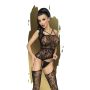 Eleganckie bodystocking pończochy seksikoronka XL - 2