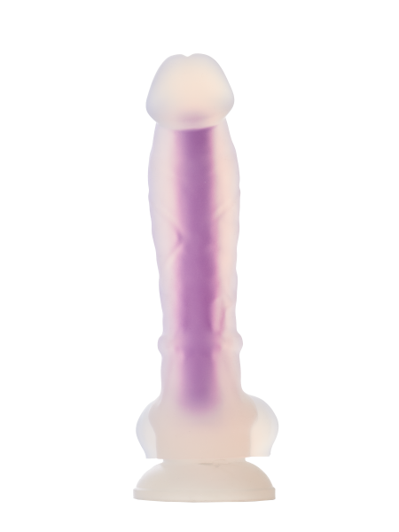 Świecące w ciemności dildo penis sex członek 19cm - 11