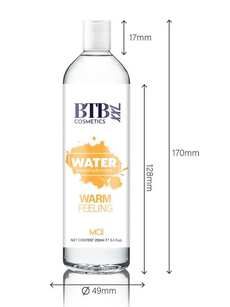 Lubrykant wege na bazie wody rozgrzewający 250 ml - 3