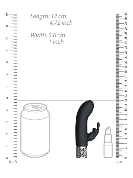 Silikonowy wibrator mini króliczek 10 trybów - 5