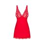 Babydoll czerwona koszulka i stringiL/XL - 5